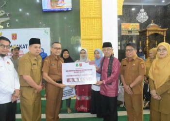 Baznas Agam Salurkan Zakat Periode September 2026 Tahap Pertama Sebanyak Rp188.785.000