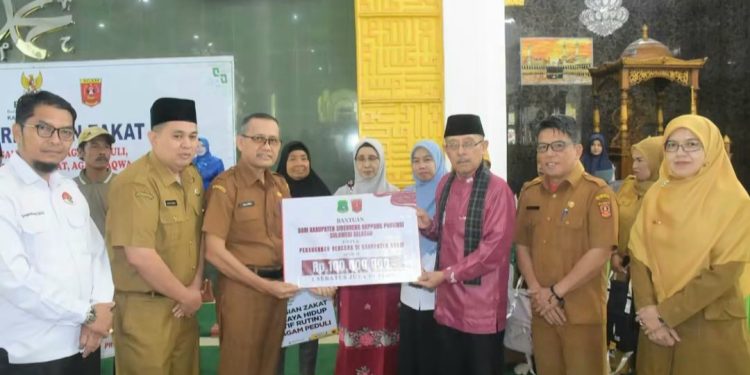 Baznas Agam Salurkan Zakat Periode September 2026 Tahap Pertama Sebanyak Rp188.785.000