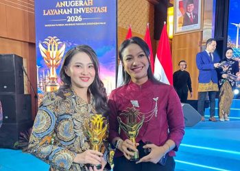 Bupati Annisa Bawa Kabupaten Dharmasraya Menasional, Raih Terbaik I Anugerah Layanan Investasi 2026
