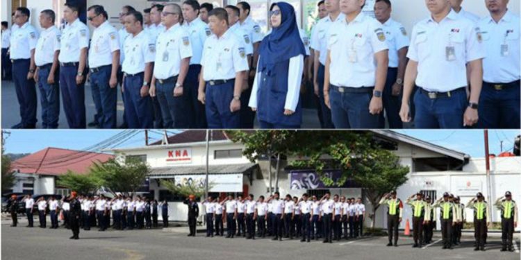 Upacara HUT ke-81 KAI, Divre II Sumbar Teguhkan Komitmen “Semakin Melayani”