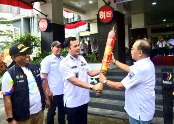 Api Obor PORPROV Tiba di Padang Pariaman, Wabup Rahmat Hidayat Kobarkan Semangat dan Sportivitas Atlet