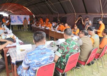 Sestama BNPB Rustian Hadiri Gladi Kesiapsiagaan Bencana Tingkat Sumbar di Pariaman