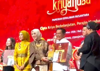 Raih Tiga Penghargaan di KriyaNusa 2026, Sulam Kapalo Samek Padang Pariaman Siap Mendunia