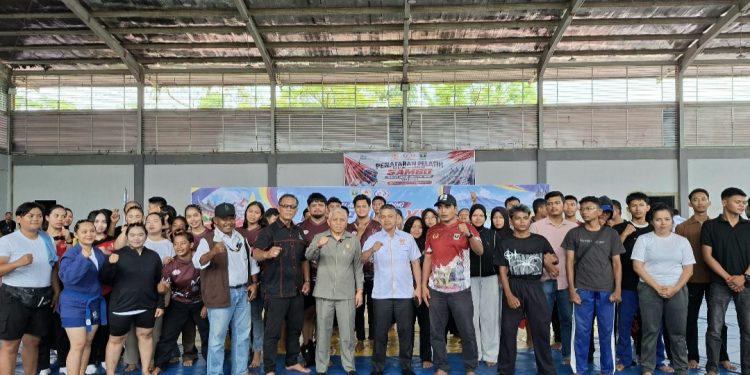 Nurfirman Wansyah Buka Pertandingan Cabor Sambo Porprov XVI Sumbar