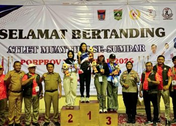 Hari ke Lima PORPROV Kontingen Padang Pariaman Koleksi 129 Medali, Cabang Angkat Besi Perolehan Medali Terbanyak