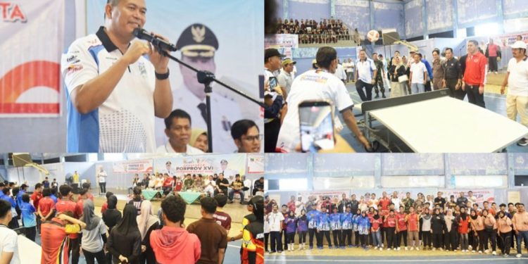 Sebanyak 10 Daerah Ikuti Cabor Teqball Porprov XVI Sumbar di Pariaman