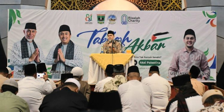 Peringati Milad ke-7, LAZ Risalah Charity Gelar Tabligh Akbar dan Galang Rp28 Juta untuk Palestina