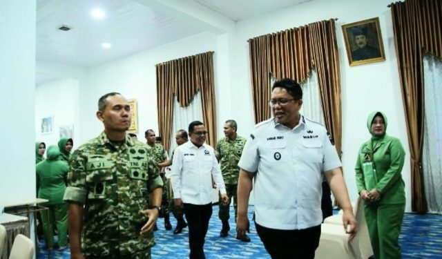Wakil Bupati Tanah Datar Ahmad Fadly Sambut Kunjungan Danrem 032/Wirabraja